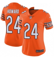 Womens Nike Chicago Bears 24 Jordan Howard Limited Orange Rush Vapor Untouchable NFL Jersey Womens Nike Chicago Bears 24 Jordan Howard Limited Orange Rush Vapor Untouchable NFL Jersey