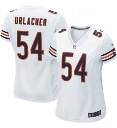 Womens Nike Chicago Bears 54 Brian Urlacher Game White NFL Jersey Womens Nike Chicago Bears 54 Brian Urlacher Game White NFL Jersey