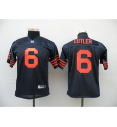 Bears #6 Jay Cutler Blue Orange 1940s Throwback Stitched Youth NFL Jersey Bears #6 Jay Cutler Blue Orange 1940s Throwback Stitched Youth NFL Jersey