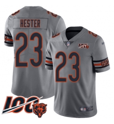 Youth Chicago Bears 23 Devin Hester Limited Silver Inverted Legend 100th Season Football Jersey Youth Chicago Bears 23 Devin Hester Limited Silver Inverted Legend 100th Season Football Jersey