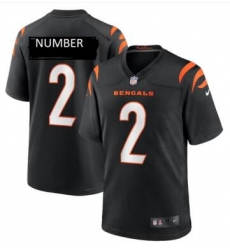Men Cincinati Bengals #2 Number Black Vapor Limited Jersey Men Cincinati Bengals #2 Number Black Vapor Limited Jersey