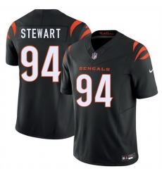 Men Cincinnati Bengals 94 Shemar Stewart Black 2026 F U S E Vapor Untouchable Limited Stitched Football Jersey Men Cincinnati Bengals 94 Shemar Stewart Black 2026 F U S E Vapor Untouchable Limited Stitched Football Jersey