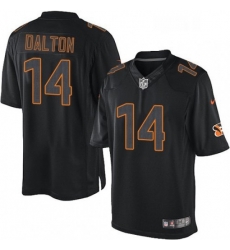 Mens Nike Cincinnati Bengals 14 Andy Dalton Limited Black Impact NFL Jersey Mens Nike Cincinnati Bengals 14 Andy Dalton Limited Black Impact NFL Jersey