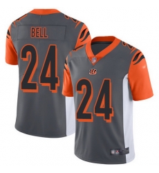 Nike Bengals 24 Vonn Bell Silver Men Stitched NFL Limited Inverted Legend Jersey Nike Bengals 24 Vonn Bell Silver Men Stitched NFL Limited Inverted Legend Jersey