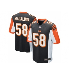 Nike Cincinnati Bengals 58 Rey Maualuga black Game NFL Jersey Nike Cincinnati Bengals 58 Rey Maualuga black Game NFL Jersey