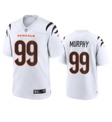Youth Cincinnati Bengals 99 Myles Murphy White Stitched Game Jersey Youth Cincinnati Bengals 99 Myles Murphy White Stitched Game Jersey