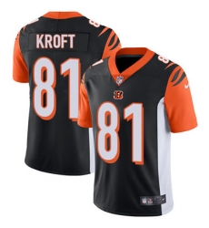 Youth Nike Bengals #81 Tyler Kroft Black Team Color Stitched NFL Vapor Untouchable Limited Jersey Youth Nike Bengals #81 Tyler Kroft Black Team Color Stitched NFL Vapor Untouchable Limited Jersey
