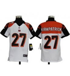 Youth Nike Cincinnati Bengals 27 Dre Kirkpatrick White Game Jerseys Youth Nike Cincinnati Bengals 27 Dre Kirkpatrick White Game Jerseys