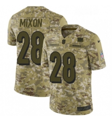 Youth Nike Cincinnati Bengals 28 Joe Mixon Limited Camo 2018 Salute to Service NFL Jersey Youth Nike Cincinnati Bengals 28 Joe Mixon Limited Camo 2018 Salute to Service NFL Jersey