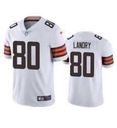 Cleveland Browns 80 Jarvis Landry Men Nike White 2020 Vapor Limited Jersey Cleveland Browns 80 Jarvis Landry Men Nike White 2020 Vapor Limited Jersey