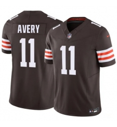 Men Cleveland Browns  11 Tre Avery Brown 2026 F U S E  Vapor Limited Stitched Football Jersey