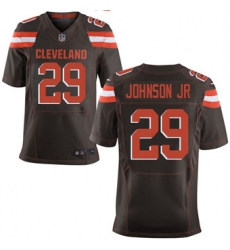 Nike Browns #29 Duke Johnson Jr Brown Team Color Mens Stitched NFL New Elite Jersey Nike Browns #29 Duke Johnson Jr Brown Team Color Mens Stitched NFL New Elite Jersey