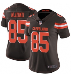 Nike Browns #85 David Njoku Brown Team Color Womens Stitched NFL Vapor Untouchable Limited Jersey Nike Browns #85 David Njoku Brown Team Color Womens Stitched NFL Vapor Untouchable Limited Jersey