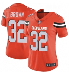 Womens Nike Cleveland Browns 32 Jim Brown Orange Alternate Vapor Untouchable Limited Player NFL Jersey Womens Nike Cleveland Browns 32 Jim Brown Orange Alternate Vapor Untouchable Limited Player NFL Jersey