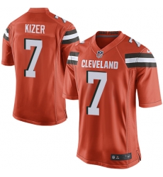 Nike Browns #7 DeShone Kizer Orange Alternate Youth Stitched NFL New Elite Jersey Nike Browns #7 DeShone Kizer Orange Alternate Youth Stitched NFL New Elite Jersey