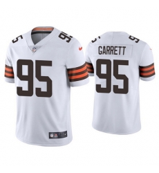 Youth Cleveland Browns 95 Myles Garrett White Vapor Untouchable Limited Stitched Jersey Youth Cleveland Browns 95 Myles Garrett White Vapor Untouchable Limited Stitched Jersey