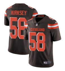 Youth Nike Browns #58 Christian Kirksey Brown Team Color Stitched NFL Vapor Untouchable Limited Jersey Youth Nike Browns #58 Christian Kirksey Brown Team Color Stitched NFL Vapor Untouchable Limited Jersey