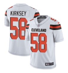 Youth Nike Browns #58 Christian Kirksey White Stitched NFL Vapor Untouchable Limited Jersey Youth Nike Browns #58 Christian Kirksey White Stitched NFL Vapor Untouchable Limited Jersey