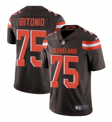 Youth Nike Browns 75 Joel Bitonio Brown Team Color Stitched NFL Vapor Untouchable Limited Jersey Youth Nike Browns 75 Joel Bitonio Brown Team Color Stitched NFL Vapor Untouchable Limited Jersey