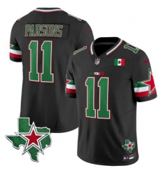 Men Dallas Cowboys 11 Micah Parsons 2024 Mexico Black F U S E Stitched Football Jersey Men Dallas Cowboys 11 Micah Parsons 2024 Mexico Black F U S E Stitched Football Jersey
