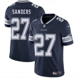 Men Dallas Cowboys 27 Miles Sanders Navy Blue 2025 Vapor Untouchable Limited Stitched Football Jersey