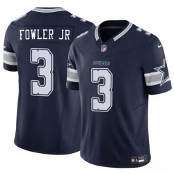 Men Dallas Cowboys 3 Dante Fowler JR Navy 2025 F U S E Vapor Untouchable Limited Stitched Football Jersey
