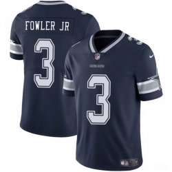 Men Dallas Cowboys 3 Dante Fowler JR Navy Blue 2025 Vapor Untouchable Limited Stitched Football Jersey
