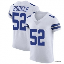 Men Dallas Cowboys 52 Tyler Booker Men Nike white Edition Vapor Untouchable Elite NFL Jersey