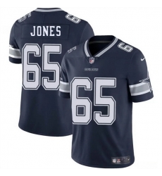 Men Dallas Cowboys 65 Robert Jones Navy Blue 2025 Vapor Untouchable Limited Stitched Football Jersey