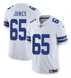 Men Dallas Cowboys 65 Robert Jones White 2025 Vapor Untouchable Limited Stitched Football Jersey
