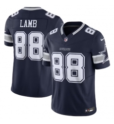 Men Dallas Cowboys 88 CeeDee Lamb Navy 2023 F U S E Vapor Limited Stitched Football Jersey Men Dallas Cowboys 88 CeeDee Lamb Navy 2023 F U S E Vapor Limited Stitched Football Jersey