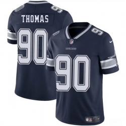 Men Dallas Cowboys 90 Solomon Thomas Navy Blue 2025 Vapor Untouchable Limited Stitched Football Jersey