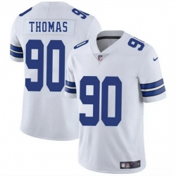 Men Dallas Cowboys 90 Solomon Thomas White 2025 Vapor Untouchable Limited Stitched Football Jersey