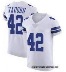 Men Nike Dallas Cowboys Deuce Vaughn #42 White Vapor Limited Stitched NFL Jersey Men Nike Dallas Cowboys Deuce Vaughn #42 White Vapor Limited Stitched NFL Jersey