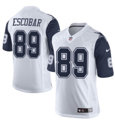 Nike Cowboys #89 Gavin Escobar White Mens Stitched NFL Limited Rush Jerseys Nike Cowboys #89 Gavin Escobar White Mens Stitched NFL Limited Rush Jerseys