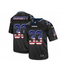 Nike Dallas Cowboys 33 Tony Dorsett Black Elite USA Flag Fashion NFL Jersey Nike Dallas Cowboys 33 Tony Dorsett Black Elite USA Flag Fashion NFL Jersey