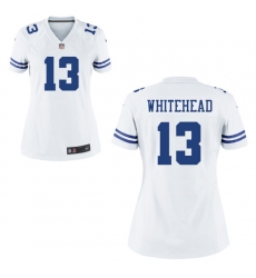 Nike Cowboys 13 Lucky Whitehead White Women Game Jersey Nike Cowboys 13 Lucky Whitehead White Women Game Jersey