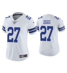 Women Dallas Cowboys 27 Trevon Diggs White Jersey Women Dallas Cowboys 27 Trevon Diggs White Jersey