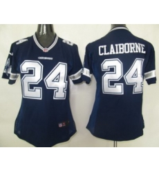 Women Nike Dallas Cowboys 24# Claiborne Authentic Jersey Women Nike Dallas Cowboys 24# Claiborne Authentic Jersey