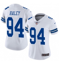Women Nike Dallas Cowboys #94 Charles Harley White Vapor Limited Stitched NFL Jersey Women Nike Dallas Cowboys #94 Charles Harley White Vapor Limited Stitched NFL Jersey