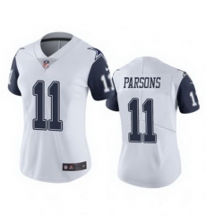 Women's Dallas Cowboys Nike Micah Parsons #11 Thanksgivens White Jersey Women's Dallas Cowboys Nike Micah Parsons #11 Thanksgivens White Jersey