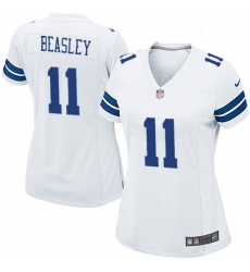 Womens Nike Dallas Cowboys 11 Cole Beasley Game White NFL Jersey Womens Nike Dallas Cowboys 11 Cole Beasley Game White NFL Jersey