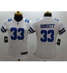 Women's Nike Dallas Cowboys #33 Tony Dorsett White Stitched NFL Limited Jersey Women's Nike Dallas Cowboys #33 Tony Dorsett White Stitched NFL Limited Jersey