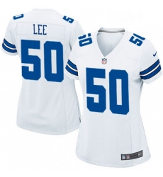 Womens Nike Dallas Cowboys 50 Sean Lee Game White NFL Jersey Womens Nike Dallas Cowboys 50 Sean Lee Game White NFL Jersey