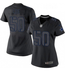 Womens Nike Dallas Cowboys 50 Sean Lee Limited Black Impact NFL Jersey Womens Nike Dallas Cowboys 50 Sean Lee Limited Black Impact NFL Jersey