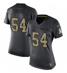 Womens Nike Dallas Cowboys 54 Jaylon Smith Limited Black 2016 Salute to Service NFL Jersey Womens Nike Dallas Cowboys 54 Jaylon Smith Limited Black 2016 Salute to Service NFL Jersey