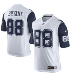 Nike Cowboys #88 Dez Bryant White Youth Stitched NFL Elite Rush Jersey Nike Cowboys #88 Dez Bryant White Youth Stitched NFL Elite Rush Jersey