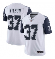 Nike Donovan Wilson Dallas Cowboys Limited White Color Rush Vapor Untouchable Jersey Youth