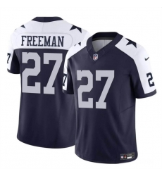 Youth Dallas Cowboys 27 Royce Freeman Navy White 2023 F U S E Thanksgiving Vapor Untouchable Limited Stitched Football Jersey Youth Dallas Cowboys 27 Royce Freeman Navy White 2023 F U S E Thanksgiving Vapor Untouchable Limited Stitched Football Jersey