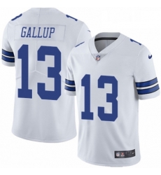 Youth Nike Dallas Cowboys 13 Michael Gallup White Vapor Untouchable Limited Player NFL Jersey Youth Nike Dallas Cowboys 13 Michael Gallup White Vapor Untouchable Limited Player NFL Jersey